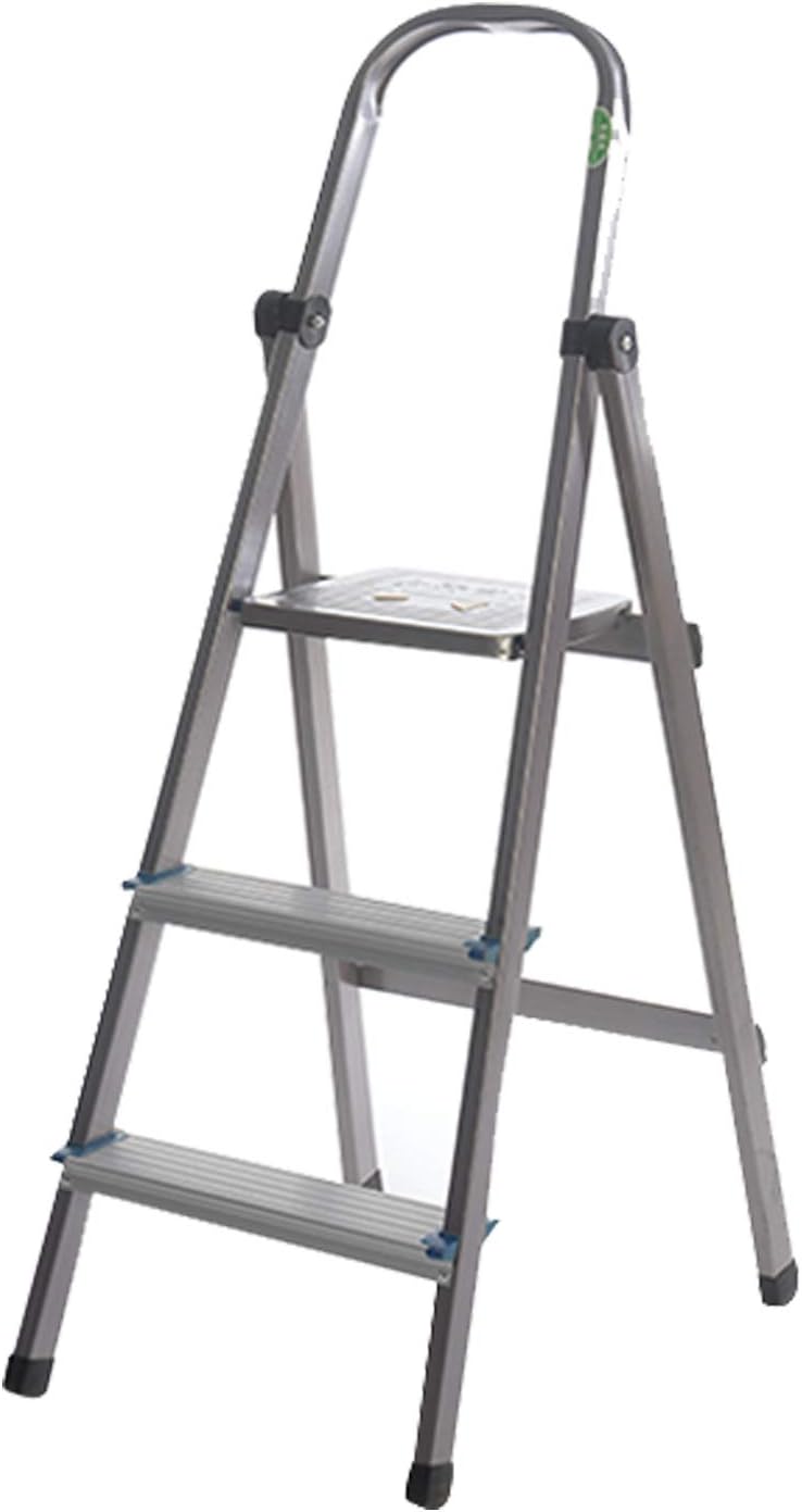 Trintion 3Step Step Ladder Folding Lightweight Aluminium Step Stool