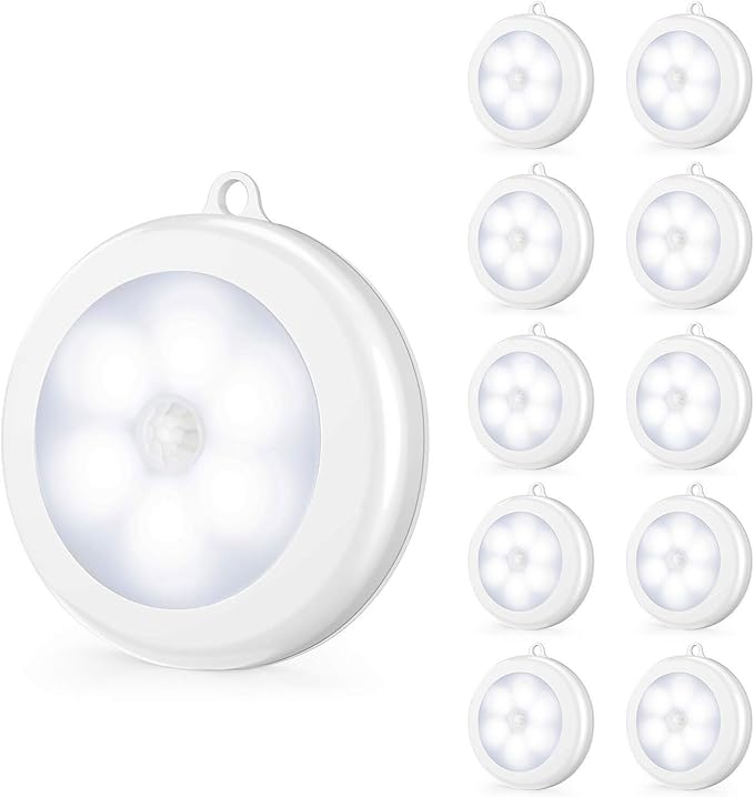 HAZQHJY Luz nocturna nocturna con sensor de movimiento, lámpara de