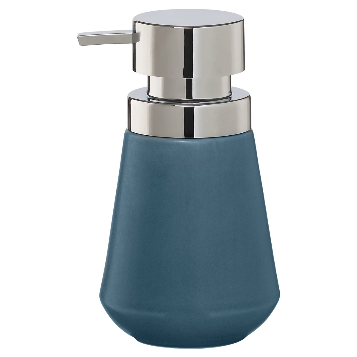 Sealskin Conical Soap Dispenser, Porcelain, Blue, 10 x 16.5 x 10 cm โ image 1
