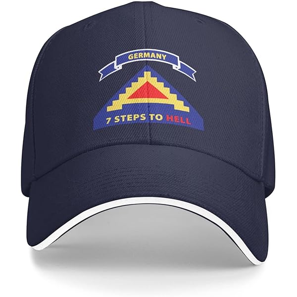 Army - US 7th Army - 7 Steps to Hell w Germany Tab Hats