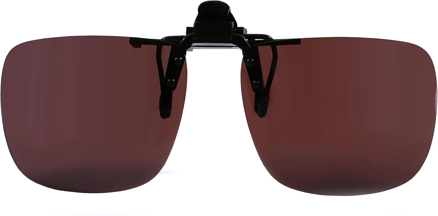 Clip On Flip Up Blue Light Reducing UV400 Protection Driving Lens For