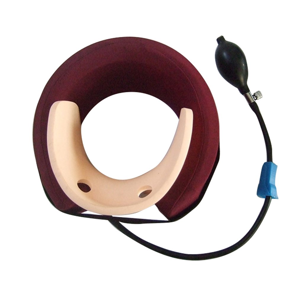 ixaer Cervical Neck Traction Device-Cervical Neck Collar Vertebra Traction Air Cushion tractor inflatable belt Brace