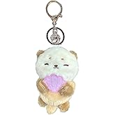 Eagyrosi Charming Plush Otter Keychain - Adorable Bag Charms, Car Key Accessories for Women, Handbag Pendant