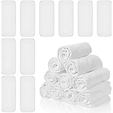 Lounsweer 10 Pack Adult Cloth Diaper Inserts Rayon Microfiber Inserts Liners for Adult Women Teen Incontinence, Pregnancy, Childbirth, 4-Layer Washable Reusable Large Absorbent 7.9 x 19.3 Inch
