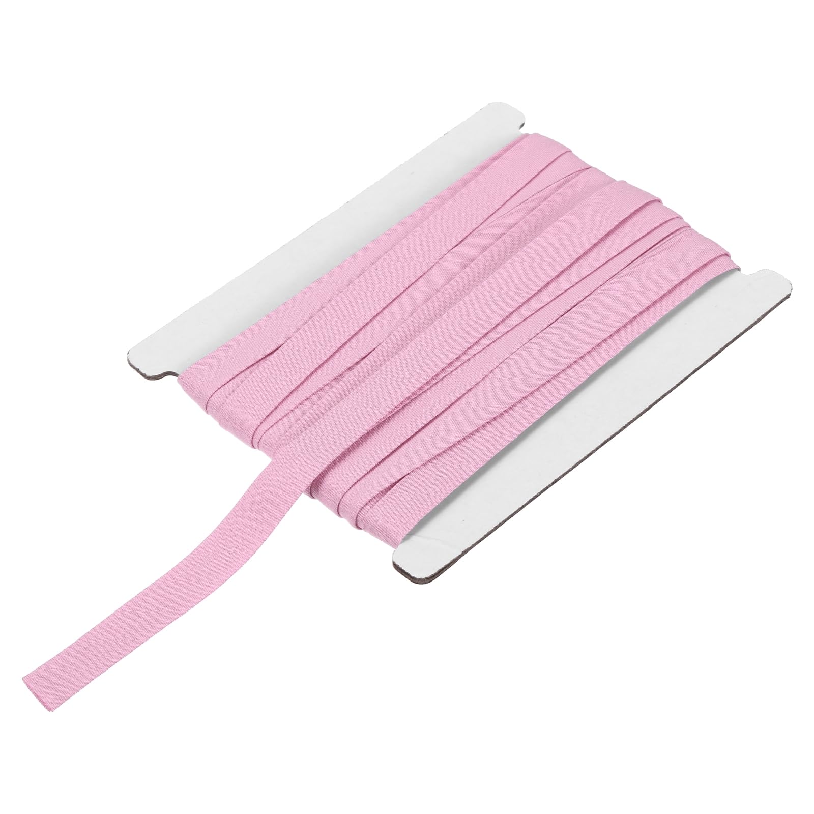 Photo 1 of MECCANIXITY 3/8 Inch Double Fold Bias Tape Cotton Continuous Bulk Bias Tape for Sewing,Seaming Quilting Hemming Binding Crafts (Pink 6 Yards)