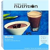 Nutmeg State Nutrition - Pudding or Shake, Low Calories, 15g Protein, Low Fat, 7 Servings Per Box (Mocha)