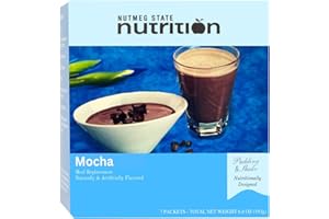 Nutmeg State Nutrition - Pudding or Shake, Low Calories, 15g Protein, Low Fat, 7 Servings Per Box (Mocha)