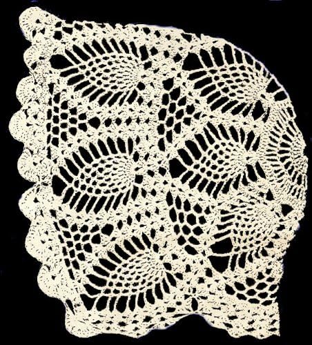 Vintage Antique Crochet PATTERN to make - Pineapple Child's Cap Hat Bonnet 1910. NOT a finished item. This is a pattern and/or instructions to make the item only.
