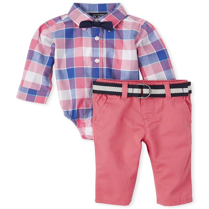 Buy The Children's Place Baby Boys' Long Sleeve Pant Set at Amazon.in