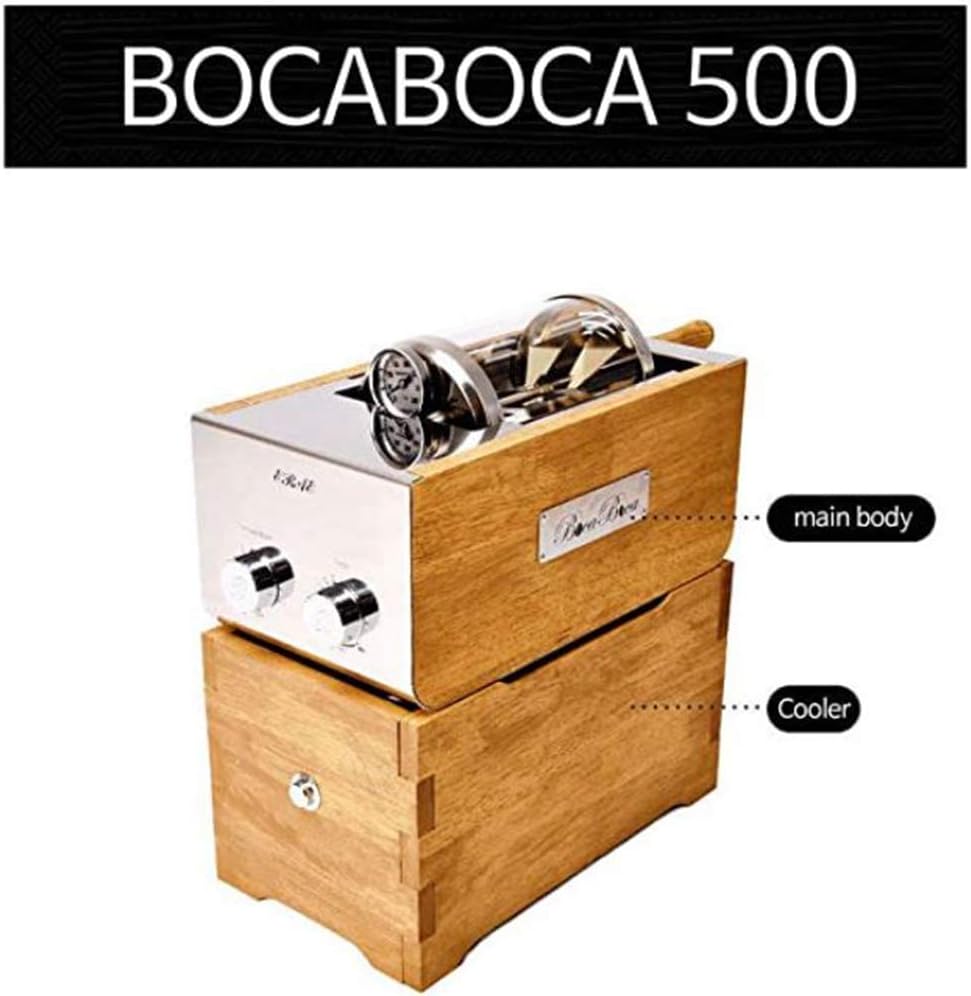 Coffee Bean Roaster Barrel Glass (500g/ 1.1lb) 110V (US version) Amazing function Sensibility design