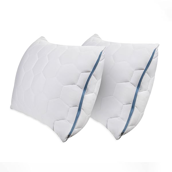 SHEEX ORIGINAL PERFORMANCE DOWN-ALTERNATIVE BACK AND STOMACH SLEEPER PILLOW, COOLING PILLOW WITH SUPPORT, KING