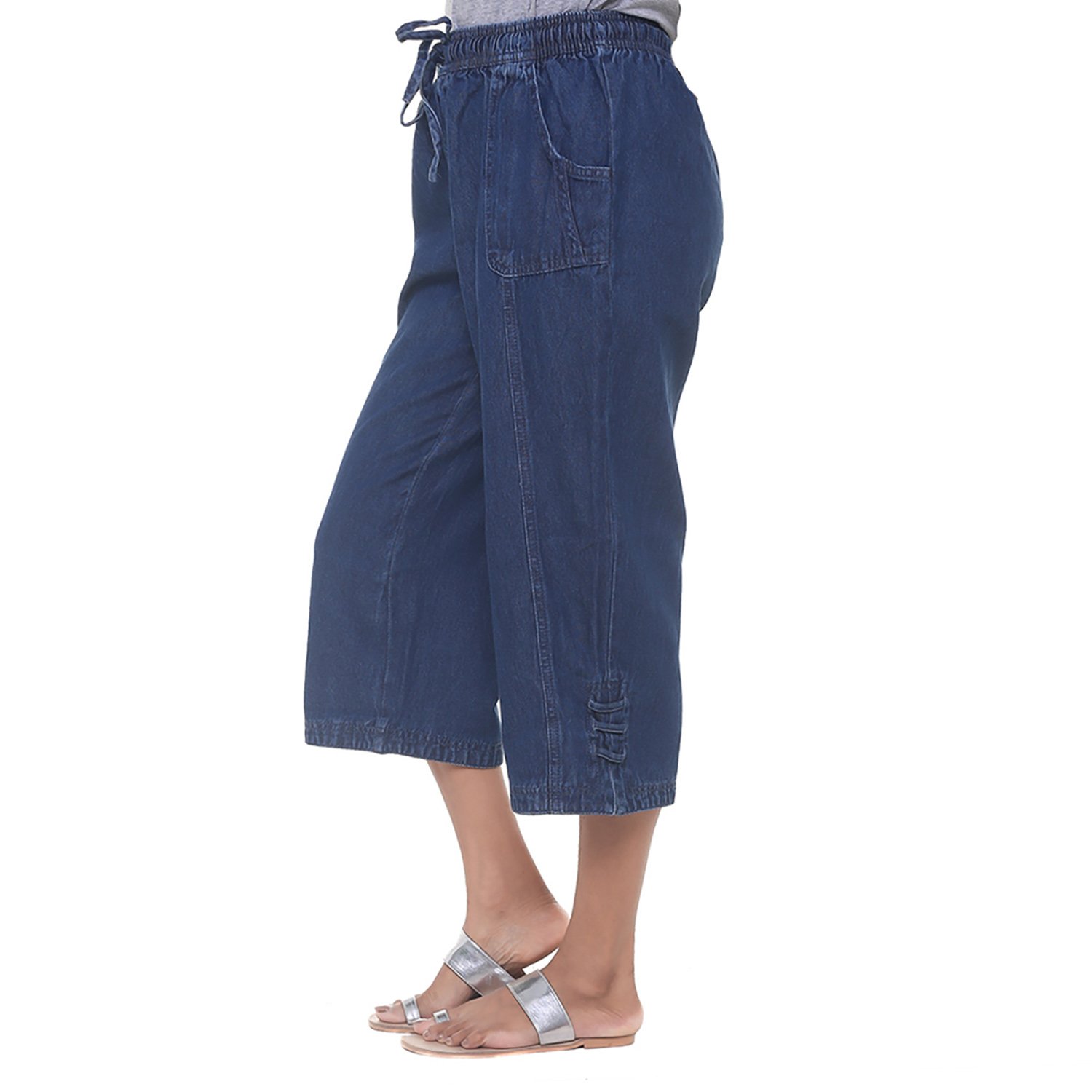 women's loose fit capris