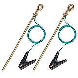 CYANTEKOMS Portable Ground Rod with 4ft 12AWG UL