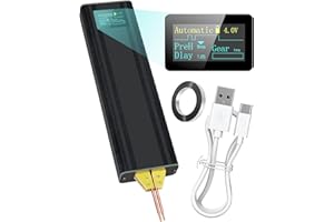 Docreate Spot Welder, Rechargeable Portable Handhelpd Spot Welder Machine for 18650 Battery, DIY Spot Welding with 80 Gear Adjustable