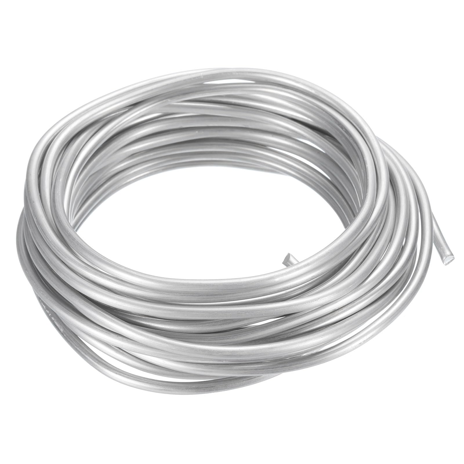 PATIKIL 3.5mm Bonsai Training Wire, 1 Roll Floral Wire Stems Anodized Aluminum Tree Wire 16.4 Feet Total for Gardening Branch Fixing, White