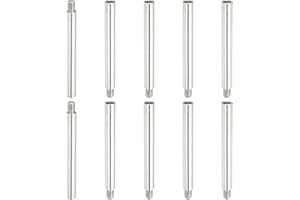 PATIKIL 10 Pcs M6x70+8mm Stainless Steel Standoff Extension Posts Screws,Metric Male Female Thread Adapters Spacer for PCB,Quadcopter Drone,Computer & Circuit Board Assortment Kit