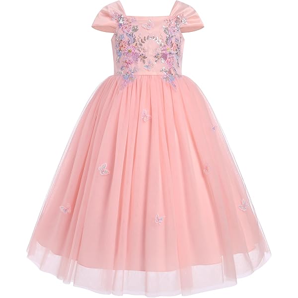sparkly junior bridesmaid dresses Two Piece Sequin Junior Bridesmaid Dress Tulle Skirt Ruffle Hem Sleeve