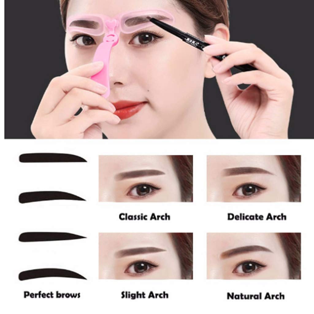 Buy TAOtTAO Eyebrow Stencil 4 Styles Eyebrow Shapes DIY Grooming