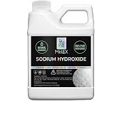 Food Grade Lye Sodium Hydroxide - (1lbs or 453g) 100% Pure Caustic Soda, Drain Cleaning, Soap Making, Culinary Use, Pretzels, Textiles, Granules