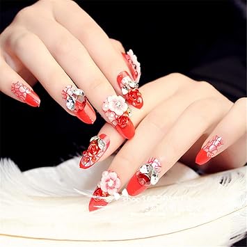 Faux Ongles Détachables Faux Ongles De Mariage Photographie