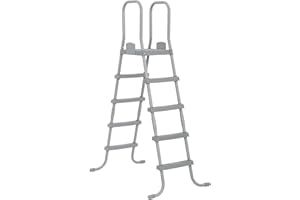 Bestway Flowclear 52 Inch Heavy Duty Metal A Frame Above Ground Pool Ladder