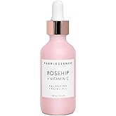 Pearlessence Rosehip Balancing Facial Oil + Rosehip Fruit Oil & Vitamin C | Daily Hydration to Help Balance & Revive Skin | Made in USA & Cruelty Free