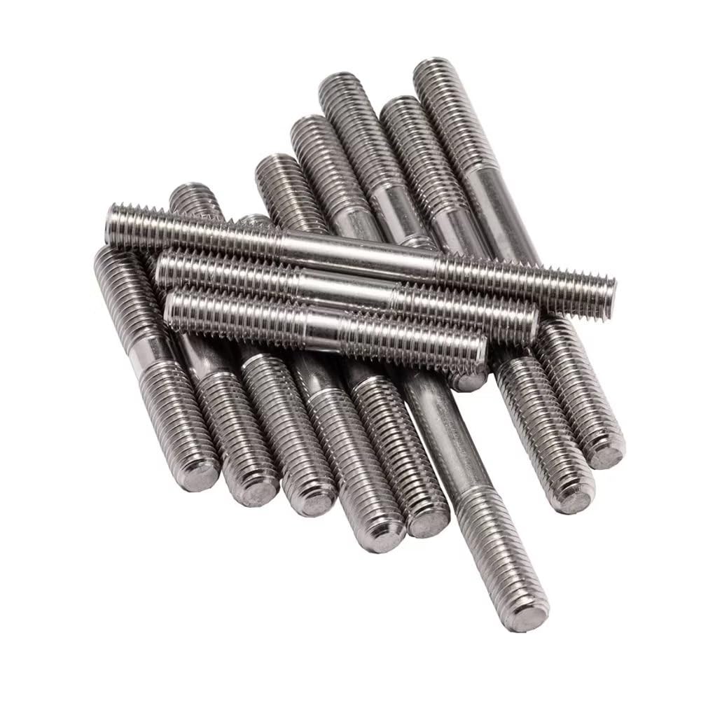 SYDARSYN Double End Stud Bolts 304 Stainless Steel Double Head Threaded Rods M8x70mm (5 pcs)