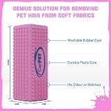CarPet Pet Hair Remover Pink - Removes Dog Cat Hair from Clothing Car Interiors view 2