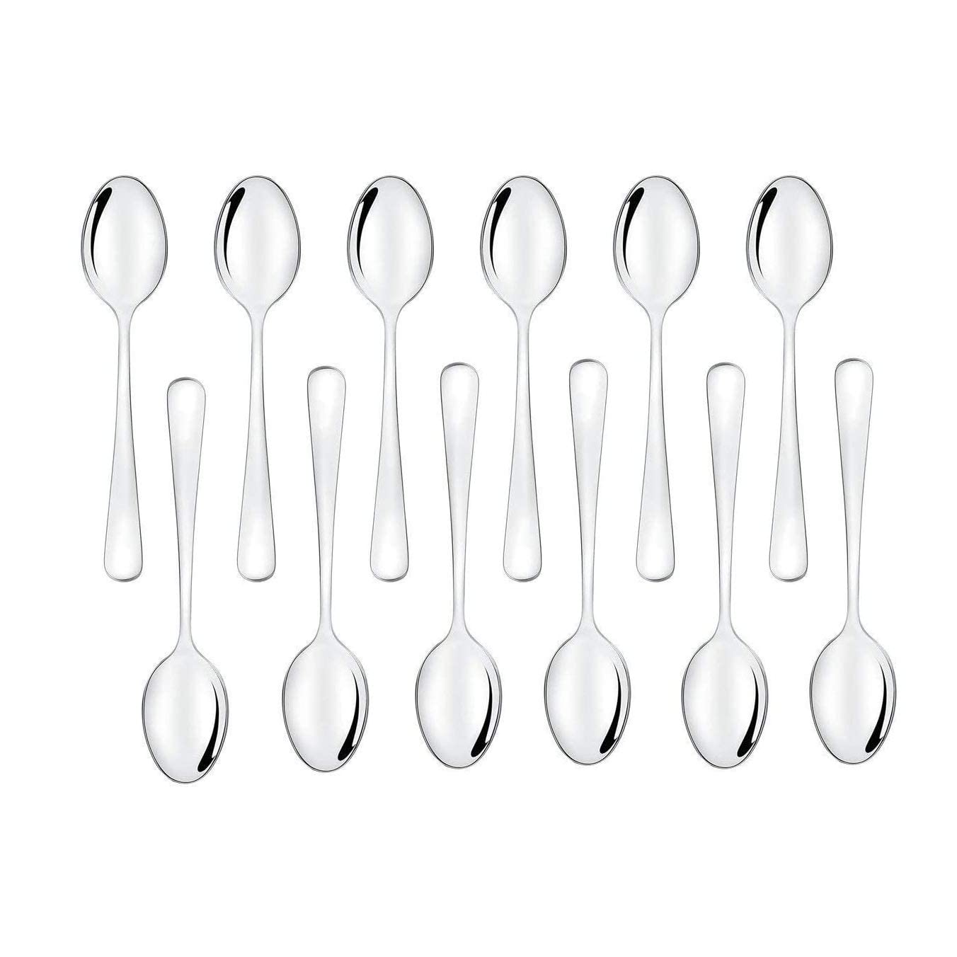 Espresso Spoons, Tea Spoons, Small Spoon 10.2 cm, 12 Pieces