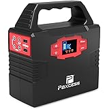 100-Watt Portable Generator Power Station, CPAP Battery Pack, Home Camping Emergency Power Supply Charged by Solar Panel/Wall Outlet/Car with Dual 110V AC Power Inverter, 3 DC 12V Ports, USB Ports