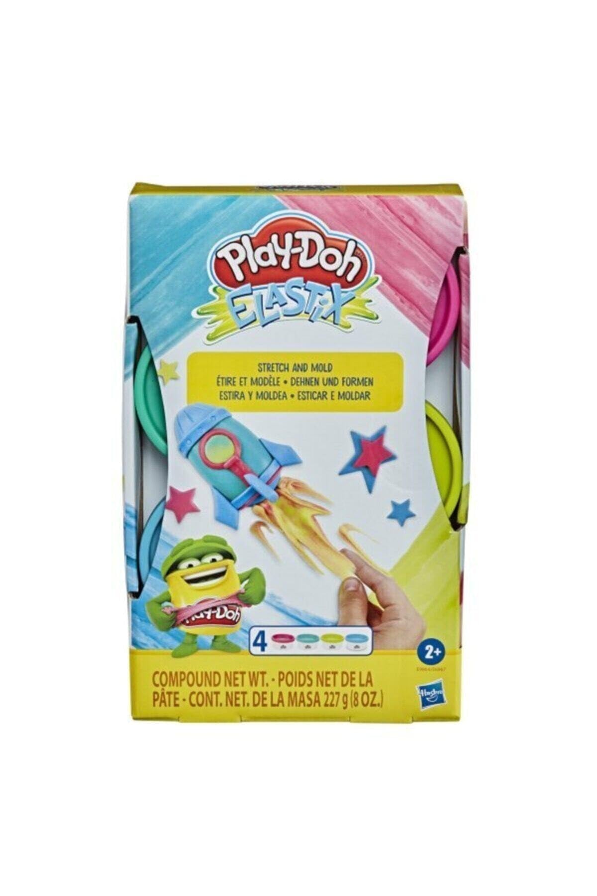 Play-Doh PD ELASTIX AST Elastix Shaping Paste-56g Each, Blue, S/L