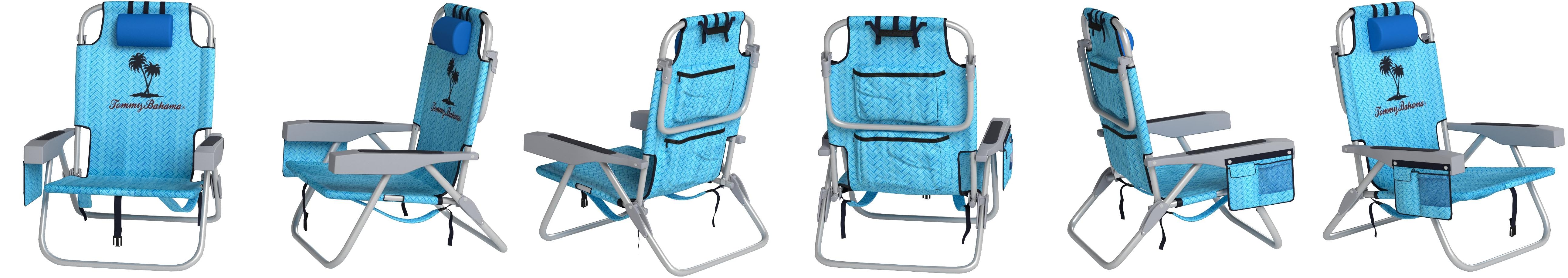 Silla de jardín, patio, playa Tommy Bahama con mochila ...