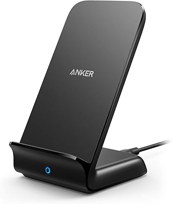 Amazon Com Anker Wireless Charger Powerwave 7 5 Stand Qi Certified Fast Charging Iphone Se 11 11 Pro 11 Pro Max Xr Xs Max Xs X 8 8 Plus Galaxy S S10 S9 S8 Note