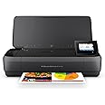 HP OfficeJet 250 All-in-One Portable Printer with Wireless & Mobile Printing, Works with Alexa (CZ992A) Black