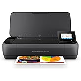 HP OfficeJet 250 Wireless Mobile Printer, Scanner, Copier - Black, Battery Included (CZ992A)