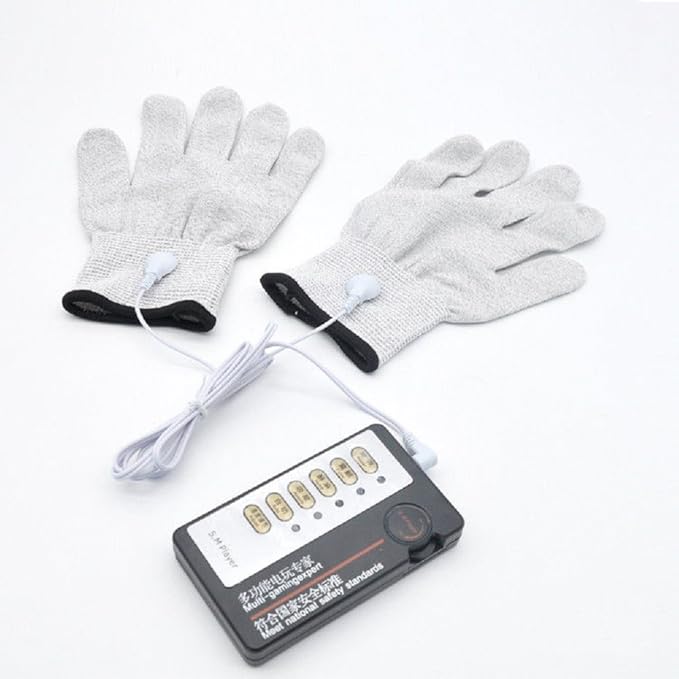 Shanhai Electric Shock Gloves EStim Stimulation Kit