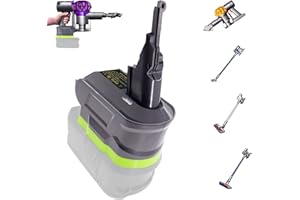 URUN 2-in-1 V7/8 Adapter for Ryobi 18V Lithium Battery Convert to for Dyson V7/8 Handheld Vacuum Cleaner Battery Compatible with V7/8 Animal V7/8 Absolute V7/8 Motorhead Pro V7/8