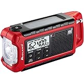Midland ER210 NOAA Emergency Weather Radio - Compact, Crank, Weather Alerts, AM/FM Radio, Multiple Power Sources, SOS Emergen