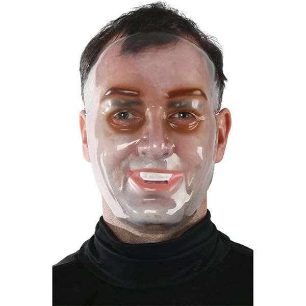 Creepy Costume Mask 12-Pack Transparent Female Masks - Creepy ...