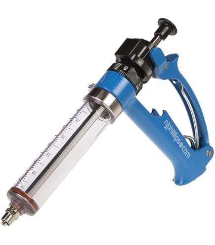 Ideal Pro-Shot 50cc Pistol Grip Syringe - Livestock & Animal Use With Luer Lock Hub
