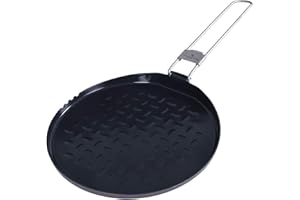 Boundless Voyage Titanium Nonstick Frying Pan Plate with Folding Handle Ultralight Titanium Pot for Outdoor Camping Picnic Hi
