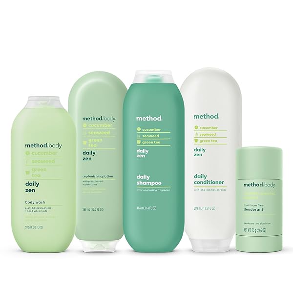 METHOD DAILY LOTION, DAILY ZEN, PLANT-BASED MOISTURIZER FOR 24 HOURS OF HYDRATION, 13.5 FL OZ (PACK OF 1)