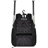Goloni Youth Baseball Bag,Baseball Backpack with Shoes Compartment,Softball Bag with Fence Hook for T-Ball Bat & Equipment
