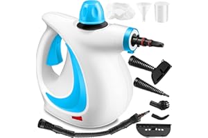 VONDER Handheld Steam Cleaner, 10-in-1 Multi-Surface Steamer for Home Cleaning, High-Pressure Steam Cleaner for Kitchen, Bathroom, Car, Floors, Windows, Upholstery, Tiles, and Crevices