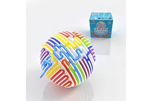 Balle d'activité sensorielle arc-en-ciel, design amovible, coque rotative