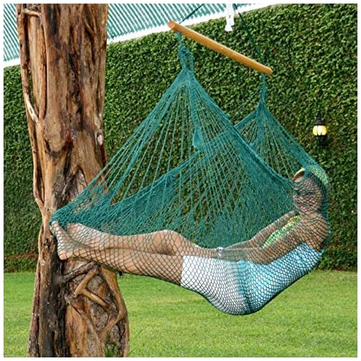 Oasis HeavyDuty Yucatan Hammock Chair Swing Type hammocks Include Wood bar 5 Years Warranty