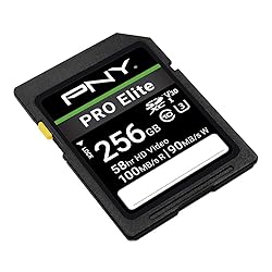 PNY 256GB PRO Elite Class 10 U3 V30 SDXC Flash