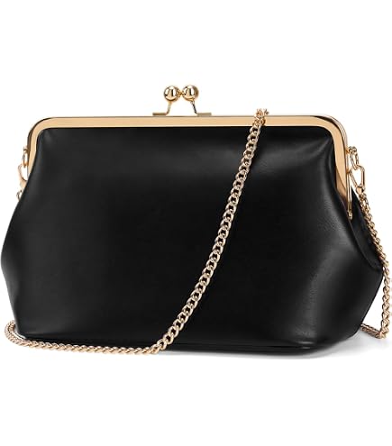 Lavogel Coin Purse, Kiss Lock Coin Purse for Women, Large Capacity