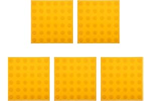 Toyvian 5pcs PVC Blind Tracks Bricks Sidewalk Boards Blind Road Boards Tactile Paving Tiles Pathways Patios Convenient