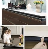 Vicloon Edge Protectors 2 m Foam Safety Strip 4 Corner Guards Black view 5